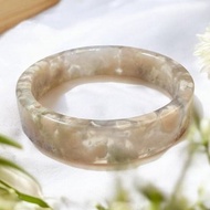 櫻花瑪瑙手鐲 瑪瑙手鐲稀有方鐲冰紫粉水蜜桃氣質54圈