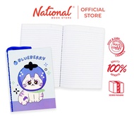 Yarn Notebook Printed Kawaii Cat & Dog Blueberry 80's 5.83x7.87 inches, Blue - Notebooks