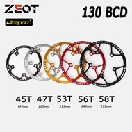 Litepro Ultralight 130 BCD 45T 47T 53T 56T 58T A7075 Alloy BMX Chainring Folding Bicycle BMX Chainwheel Bike Crankset To