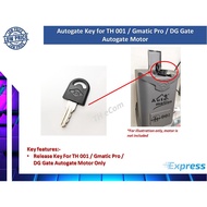 Autogate Motor Key for TH 001 / Gmatic Pro / DC Gate Autogate - 1 PC