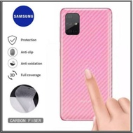 Samsung Galaxy A51 - A71 Carbon Back Skin Protector Premium