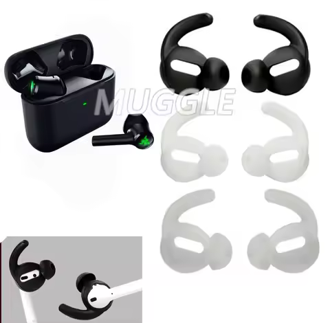 Soft Silicone Eartips Case Cover for Razer Hammerhead True Wireless X Protective Ear Pads Earphone C