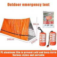 [AuraYuer] 2 Person Emergency Tent Casa De Waterproof Camping Travel Pergola Family Campaign House T