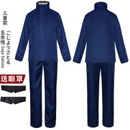 ZJT Adult / Kids Jujutsu Kaisen - Satoru Gojo Cosplay Costume Set Long Sleeve Top Pants Anime Unifor