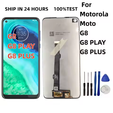 NEW LCD For Moto G8 G8 Play G8 PLUS LCD Display Digitizer Assembly Replacement For Motorola G8 Play 
