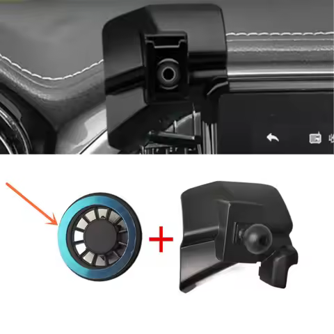 1Set ABS Material For 2021-2024 Isuzu D Max 4x4 D-max DMax Special Car Magnetic Phone Holder Fixed B