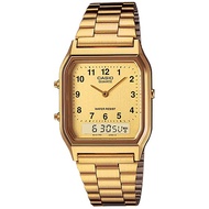 แท้ ​ ศูนย์ ​    CASIO Vintage AQ-230(กล่องคลีม) AQ-230A AQ-230GA   AQ-230GA-9 ของแท้ 100% รับประกัน