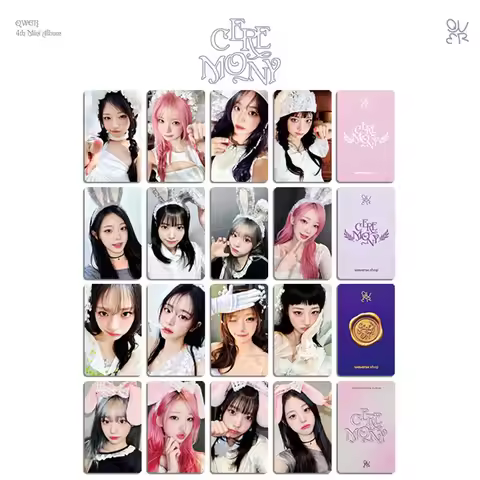 Idols Band QWER PhotoCard CEREMONY Album Pop-up Store LOMO Card Chodan Hina Siyeon Magenta Fans Cosp