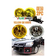 1Set 3" Inch H3 12V 55W 3002 Car Fog Lamp / Sport Light Spotlight White Yellow Blue Color (good qual