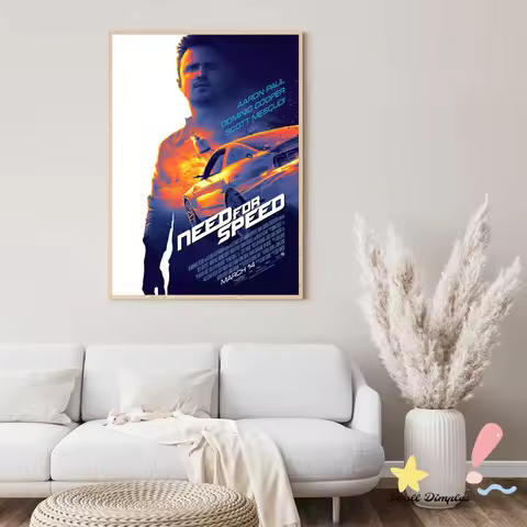 Need For Speed Movie Poster Canvas Art Print Home Decoration Wall Painting ( No Frame )