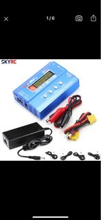 Original SKYRC IMax B6 V2 Digital LCD Lipo NiMh 3S battery Balance Charger With AC POWER 12v 5A Adapter for Lipo battery