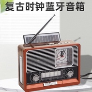 [Disyorkan] Radio retro semua jalur frekuensi dengan lampu LED luaran, radio jam gaya klasik, radio 