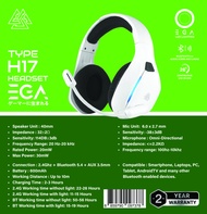 หูฟังเกมมิ่งไร้สาย EGA TYPE H16 H17 H18 bluetooth WirelessสายAUX3.5 Gaming Headset RGB