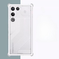 Airbag Soft Silicone Clear Case For ZTE Nubia RedMagic 11 Air Transparent TPU Bumper Shockproof Cove