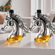 Aislerbee  Horse Head Whiskey Bottle Artistic Whiskey Decanter Horse Head Whiskey Decanter 350ml Gla