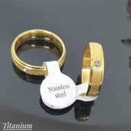 4s Grosir Solo || Cincin titanium pasir gold permata || Cincin