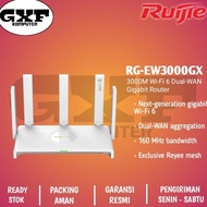 - Ruijie RG-EW3000GX, 3000M Wi-Fi 6 Dual-WAN Gigabit Router / Replacement for RG-EW1800GX PRO