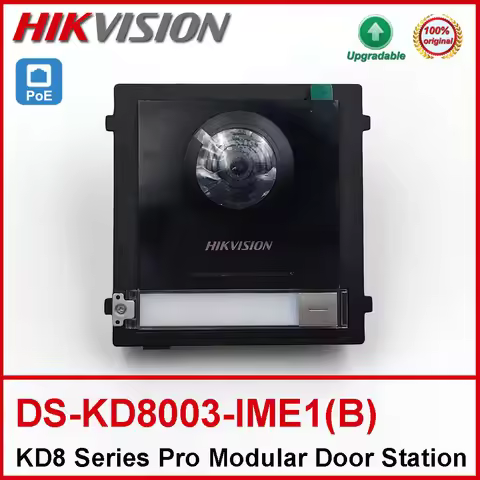 Hikvision 2MP IR HD Fish Eye DS-KD8003-IME1(B) Standard POE Video Intercom Module Modular Door Stati