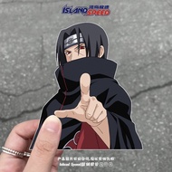 - Anime Naruto Uchiha Itachi Classic Gesture Car Sticker Creative Body Decoration Sticker