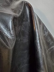 NAT Leathers Grey Vintage high Low Antiqued Two Tone Soft Upholstery Chap Cowhide 2.5 oz Genuine Lea