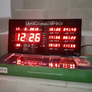 Azan Led Digital Clock Automatic 46x22 cm Mosque Clock Adzan Tnt 2019 Remote Setting