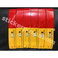 TYPE 5 REFLECTIVE STICKER (30cm x 5cm) ,WITH SIRIM, SIDE STICKER, STICKER LORI, STICKER