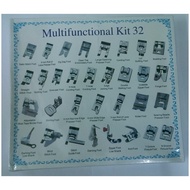 ✓℗❃Domestic 505/508 Sewing Machine Presser Foot Set Kit 32pcs