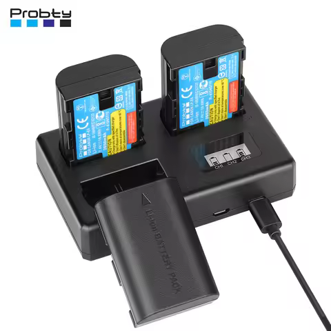 2650mAh LP E6 LPE6 LP-E6 E6N Battery + 3 Slots LCD Charger For Canon EOS 5DS R 5D Mark II 5D Mark II