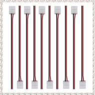 [kjyxgsncsjxsm] 50Pcs LED Tape Connector 2Pin LED Strip Accessories Connectors 8Mm for 2835 3528 505