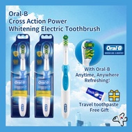 🧿Oral-B Electric Toothbrush🧿Oral-B Cross Action Power Whitening Electric Toothbrush &amp;  Replacement Brush Head  Refill/Shipping from Korea