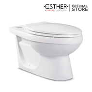 Esther สุขภัณฑ์เเบบใช้ฟลัชวาล์ว (ไม่รวมฟลัชวาล์ว) รุ่น ECT-01-123-11