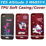 YES Altitude 3 M685Y4 YES 3 M685 fancy case casing corak karton soft cartoon back TPU cover cikgu sarung [B40 phone]