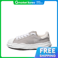 MIHARA YASUHIRO ブレイキ キャンバス ローカット スニーカー (A08FW735 グレー) ของแทจากรานคา 237366