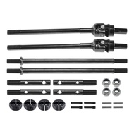 Thicker Steel Universal Joint Straight Shaft Portal Stub Axle Overdrive Gear for 1/10 RC Crawler Rig