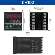 Digital Temperature Regulator Dual Output Universal input Thermostat PID Controller CH102 CH402 CH70