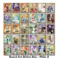[7-Color Reflective Exclusive] Sword Art Online Star Card - Part 2 - 6.3 cm x 9 cm
