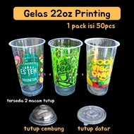 22oz printed flat cup 22oz iced tea cup/ jumbo printed iced tea glass/ 22oz juice cup/