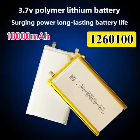 1260100 Lithium Battery 3.7V 10000mAh Rechargeable Battery for Electrograph PDA Portable Speaker Toy
