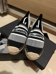 karl lagerfeld 草鞋KARL LAGERFELD Women's Kamini Woven Espadrilles
