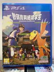 《今日快閃價》（中古二手）PS4遊戲 數碼暴龍 數碼寶貝 絕境求生 Digimon Survive 港版中文版