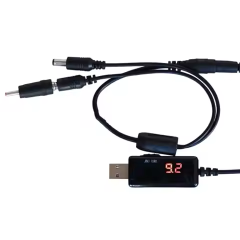 Y43A-9/12V-1 To 2 Power Bank Step-Up Cable 9V/12V Power Supply Cable 9V/12V Step-Up Cable Power Bank