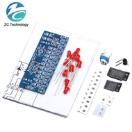 NE555+CD4017 Running LED Flow LED Light Electronic Production Suite DIY Kit