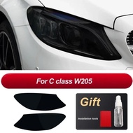 2Pcs Car headlights protective film for Mercedes-Benz W177 W205 W212 W213  X253 X156 X167 X166 car T