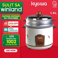 Kyowa by Winland Rice Cooker 1.5 Liter / 8 cups w/ Keep Warm System & Steamer KW-2023