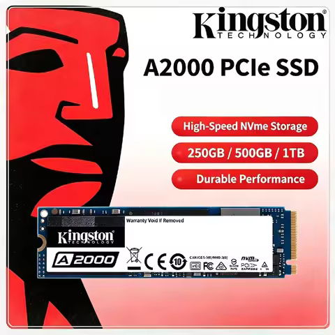 Kingston A2000 500GB/1TB PCIe 3.0 NVMe M.2 2280 SSD Internal Solid State Drive Gen3 High Speed for L