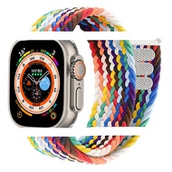 Braided Solo Loop For Apple watch Band 44mm 40mm 45mm 41mm 42mm ultra 49mm correa bracelet Apple wat