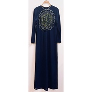 Charcoal blue ao dai - 2 Hands (Size L)