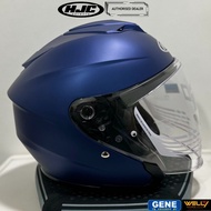 HJC I30 Semi Flat Metallic Blue Open Face Helmet 100% Original From Authorized Dealer