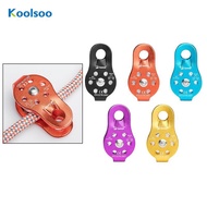 [Koolsoo] Rescue Pulley Swing Side Large Sheave Climbing Safety Supplies for Height Rescue Equipment