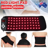 Near Infrared Wearable Wrap Deep Therapy Pad For Back Shoulder Joints Muscle Pain Relief 850nm/660nm